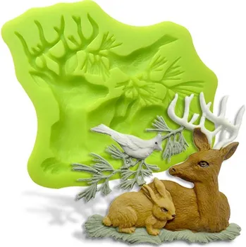 Formička Silikonová formička – Lesní zvířátka