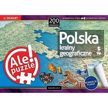 Puzzle Puzzle Demart 200 Polské geografické oblasti