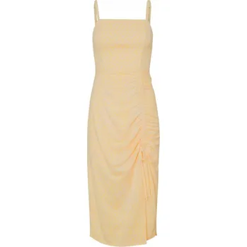 Dámské šaty Hollister Co. Použité žerzejové šaty - žluté, vel. XL