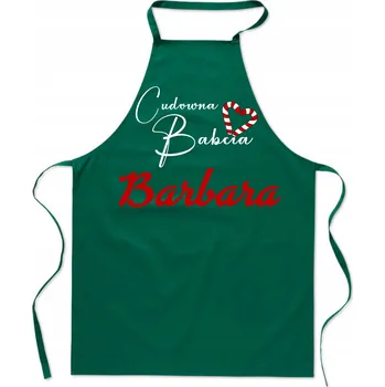 Kuchyňská zástěra Kuchyňská Zástěra Personalizovaná Dárek pro Babičku Úžasná Babička + Jméno