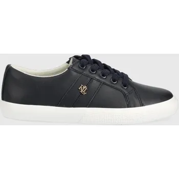Oblečení a móda Kožené boty Lauren Ralph Lauren Janson Ii 802849533001.410 námořnická modř 59X, EUR 37