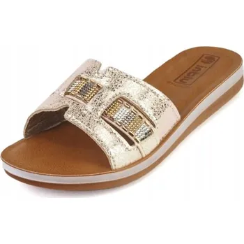 Dámské pantofle Inblu dámské nazouváky ZO000008 platynowy velikost 40