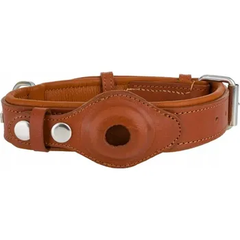Obojek pro psa Barry King Kožený obojek, M: 55 cm/30 mm, s prostorem pro lokátor
