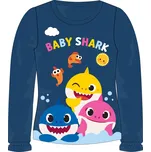Dívčí tričko BABY SHARK dlouhý rukáv modré Barva: Modrá, Velikost: 110