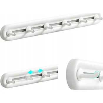 Věšák Šatní ramínko plastový CE bílý