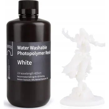 Filament Resin pro 3D tiskárnu Elegoo bílá 1 l