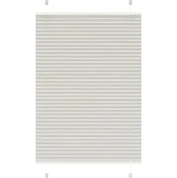 Roleta Roleta plisé světle šedá 85x150 cm Šířka látky 84,4 cm