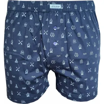 Trenýrky Andrie PS 5740 tmavě modré pánské trenýrky Barva: modrá tmavá, Velikost: L