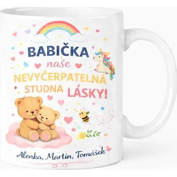 Hrneček pro babičku 8 - bílý