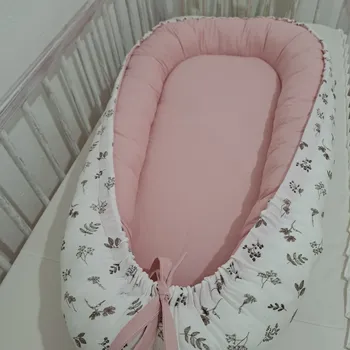 Hnízdečko pro miminko Pro útulný domov Hnízdečko pro miminko Starorůžové s bylinkami