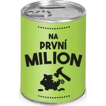Pokladnička Nekupto Humorná pokladnička Na první milión