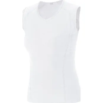 cyklistický dres Funkční prádlo GORE Base Layer Lady Sleeveless Shirt white AD Velikost: 38