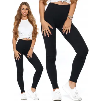 Dámské legíny Moraj klasické černé legíny s vysokým pasem, 3XL