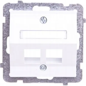 Elektrická zásuvka ŠIKMÁ ZÁSUVKOVÁ KRABICE OSPEL AS BÍLÁ GPK-2GS/P/00