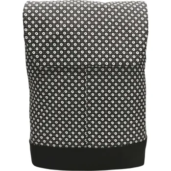 Městský batoh Černobílý dámský městský batoh s květinami Nixie