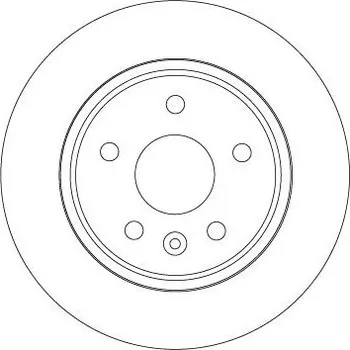 Brzdový kotouč Brzdový kotouč LUCAS DF6846