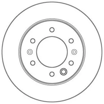Brzdový kotouč Brzdový kotouč LUCAS DF6961S