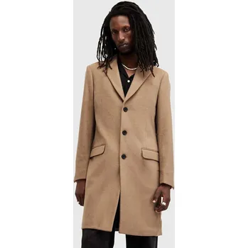 Dámský kabát Kabát s příměsí vlny AllSaints HAL COAT M005OZ béžová 08X, vel. 40