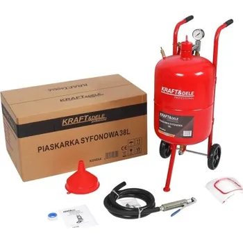 Kraft-Dele Profesionální pískovačka sací KD5854, 38 l s příslušenstvím pro náročné práce