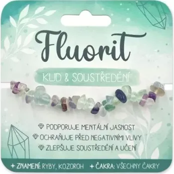 Náramek Nekupto Náramek s polodrahokamy Fluorit