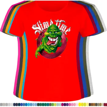 Dámské tričko damske-levne-bavlnene-tricko-digitalni-potisk-doba-duchu Barva: Red - červená, velikost: L