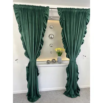 Obraz Závěs polozatemňovací s páskou, tunelem a žabkami, 160 cm x 250 cm