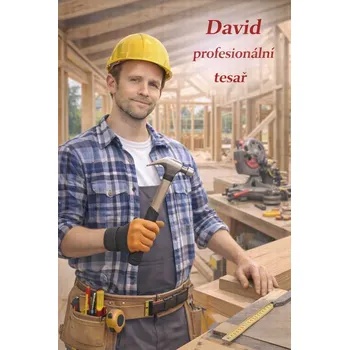 Plechová cedule Cedule - Tesař - Plast / A5 ( 20x15cm) / 9. Industriální