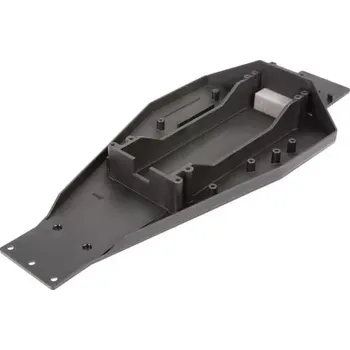 RC náhradní díl Traxxas šasi spodní černé (pro 166mm dlouhé baterie)