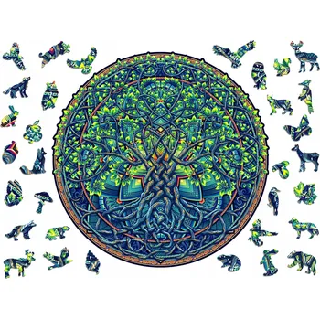 Obraz Adawoo Puzzle Strom života mandala 600 dílků