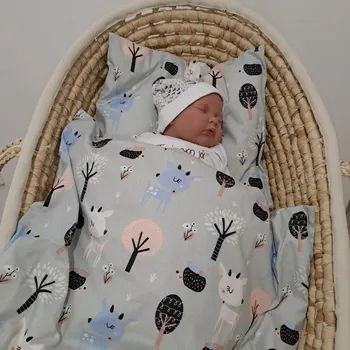 Dětská deka Pro útulný domov Sada polštářek a peřinka Kůzlata polštářek - peřinka: Pouze samotná peřinka