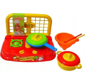 Dětská kuchyňka Hračka: Kuchyňka a Sada Nádobí 51085