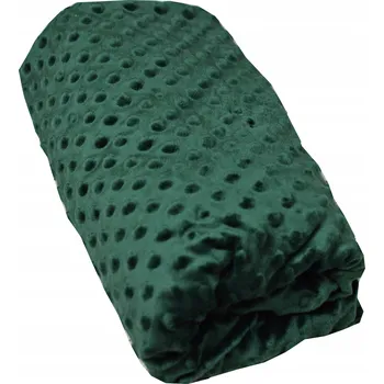 Prostěradlo PROSTĚRADLO S GUMIČKOU MINKY DO POSTÝLKY 120X60 NA MATRACE LAHVOVĚ ZELEŇ