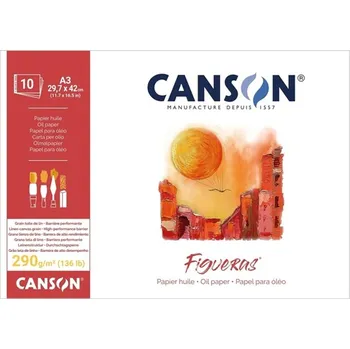 Blok CANSON Figueras Oil A3, 10 listů 290g