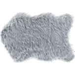 Bellatex Kožešina umělá koberec 60x90 cm šedá