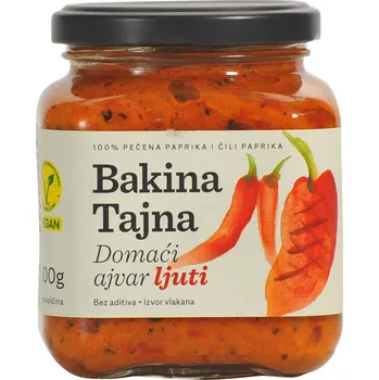 Omáčka Bakina Tajna ajvar ostrý 300 g