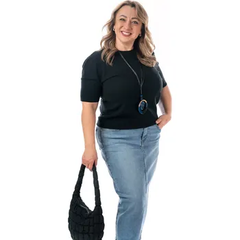 Dámský svetr Dámský svetřík HEIDY Černá 40/42