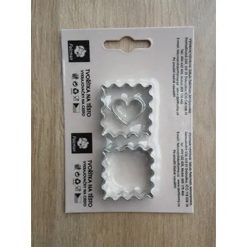 Vykrajovátko Dvojsada vykrajovátek se středem tvar čtvereček