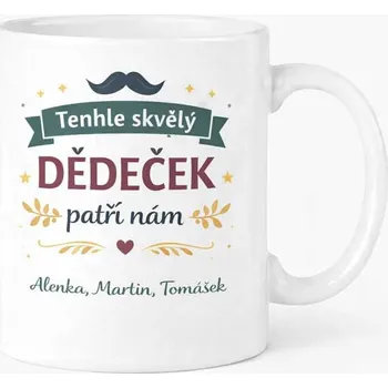 Hrneček pro dědečka 9 - bílý