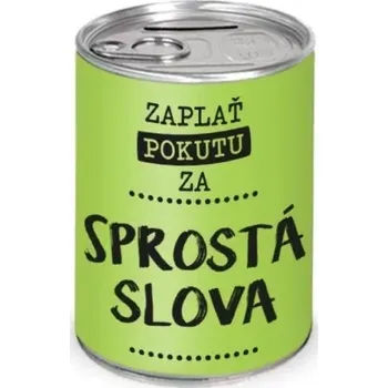 Pokladnička Nekupto Humorná pokladnička Sprostá slova