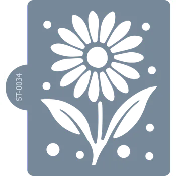 Cukrářská šablona (Stencil) Sedmikráska