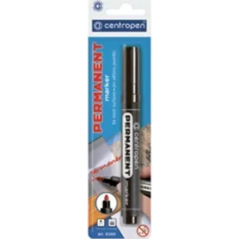 Zvýrazňovač Centropen popisovač 8566 permanent černý