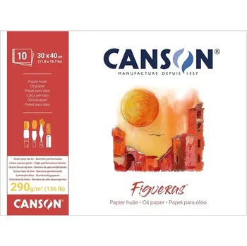 Blok CANSON Figueras Oil 30x40cm, 10 listů 290g