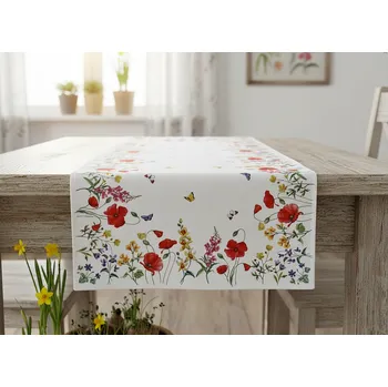 ubrus Vzorovaný ubrus - běhoun na stůl SPRING MEADOW III. 50x100 cm Mybesthome