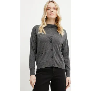 Dámský svetr Vlněný svetr Weekend Max Mara 2515381011600 šedá 90X, vel. XL