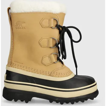 Dívčí zimní obuv Dětské semišové zimní boty Sorel 1123511 béžová 80X, EUR 32
