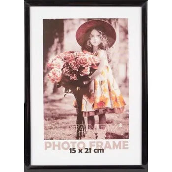 Rám na obraz Fotorámeček Simple 15x21 2 černý
