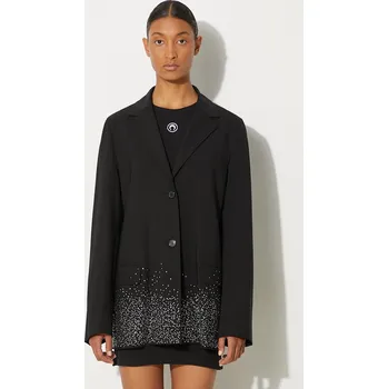Dámské sako Vlněné sako JW Anderson Crystal Hem Blazer, M, černá, 99X