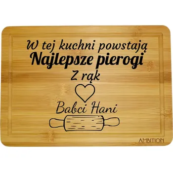 Kuchyňské prkénko Dárek ke Dni babičky a dědečka - prkénko na krájení s gravírováním