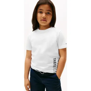 Pánské tričko Tričko Tommy Hilfiger KB0KB09870.9BYA bílá 00X, vel. 164