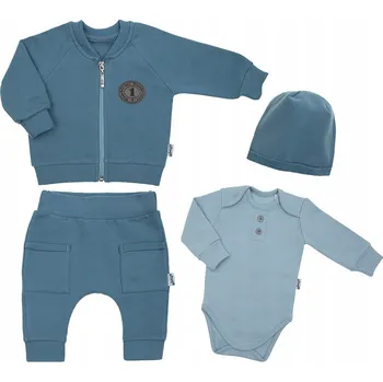 Chlapecká souprava 4 dílná modrá Nicol, vel. 68